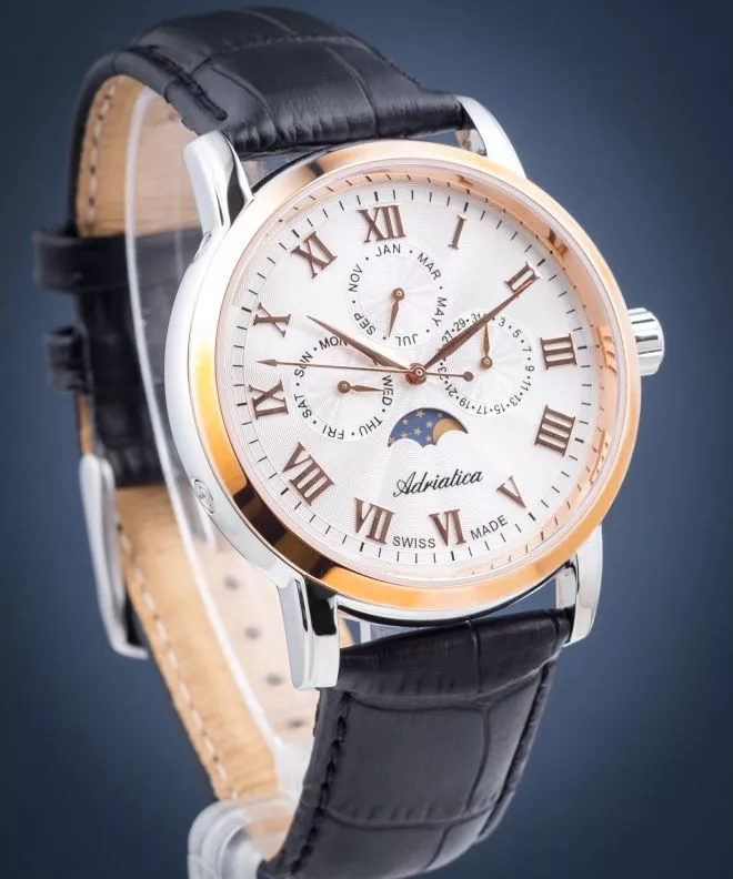 Pánské hodinky Adriatica Moonphase A8134.R233QF A8134.R233QF