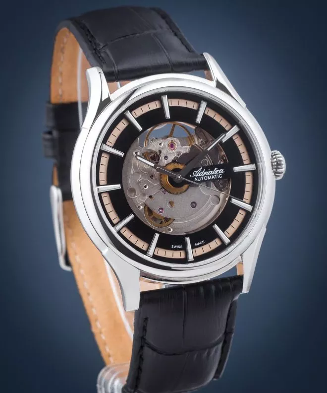 Pánské hodinky Adriatica Skeleton Automatic A2804.5214RAS A2804.5214RAS