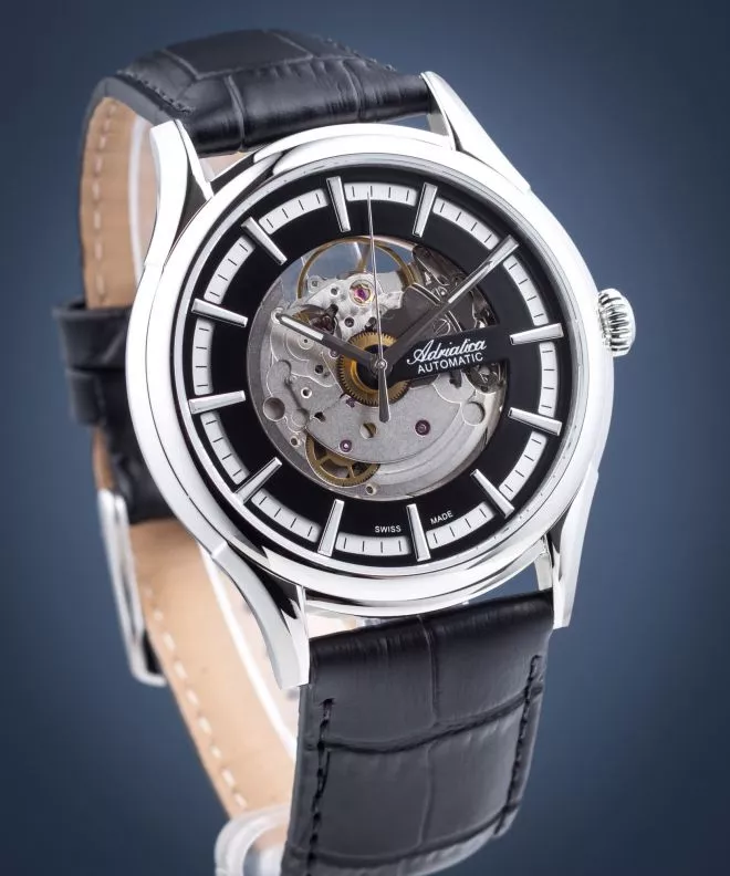 Pánské hodinky Adriatica Skeleton Automatic A2804.5214WAS A2804.5214WAS