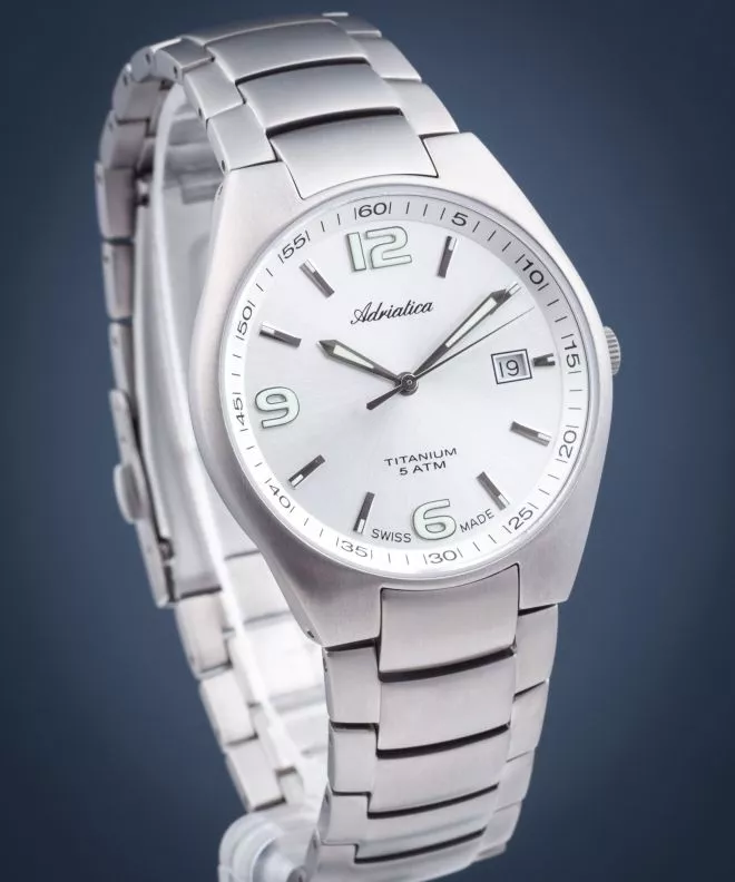 Pánské hodinky Adriatica Classic Titanium A1069.4153Q A1069.4153Q
