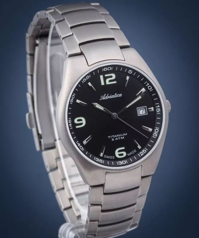 Pánské hodinky Adriatica Classic Titanium A1069.4154Q A1069.4154Q