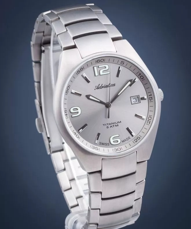 Pánské hodinky Adriatica Classic Titanium A1069.4157Q A1069.4157Q