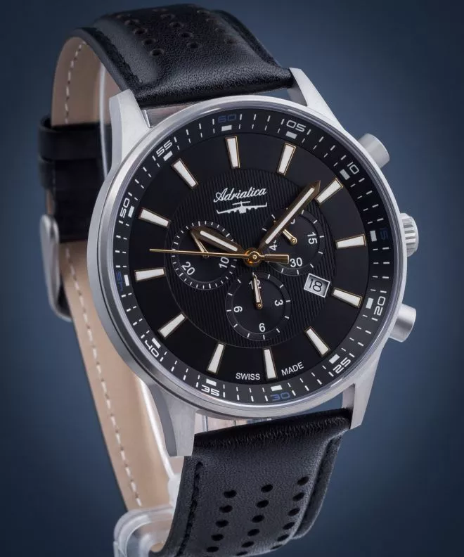 Pánské hodinky Adriatica Titanium Chronograph A8281.42G4CH1 A8281.42G4CH1