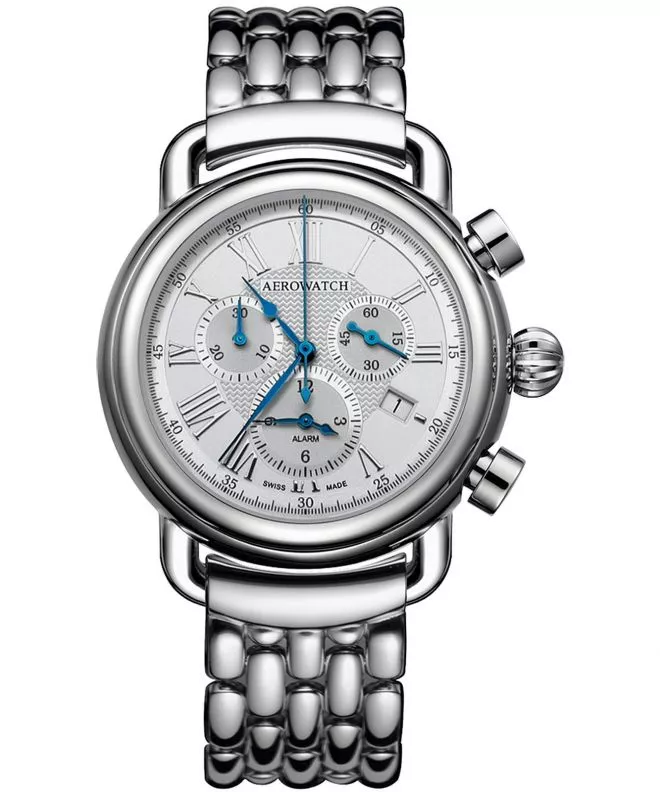 Pánské hodinky Aerowatch 1942 Alarm Clock 85939-AA09-M 85939-AA09-M