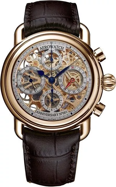 Pánské hodinky Aerowatch 1942 Chrono Automatic 61901-R120-SQ 61901-R120-SQ