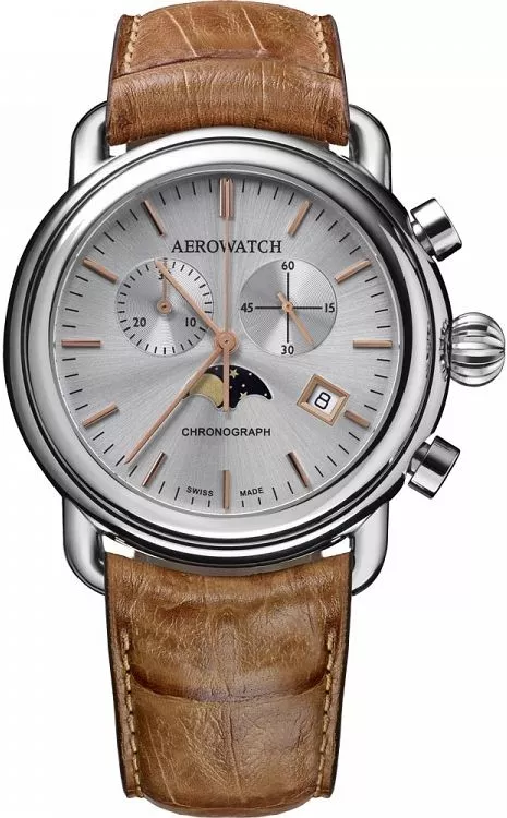 Pánské hodinky Aerowatch 1942 Chrono Moon Phases 84934-AA06 84934-AA06