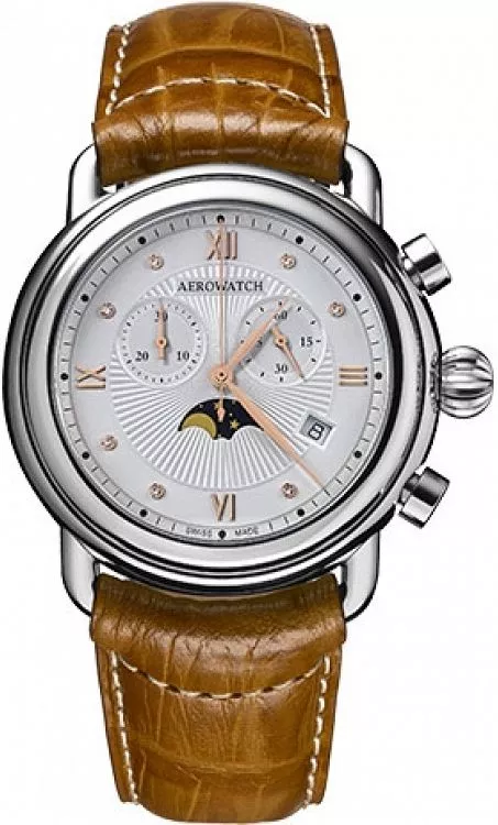 Pánské hodinky Aerowatch 1942 Chrono Moon Phases 84934-AA07 84934-AA07
