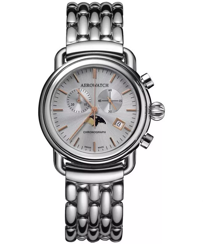 Pánské hodinky Aerowatch 1942 Chrono Moon Phases 84934-AA06-M 84934-AA06-M