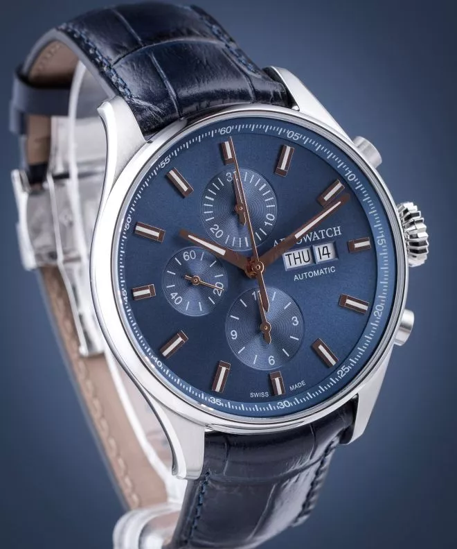 Pánské hodinky Aerowatch Les Grandes Classiques Automatic Valjoux Chronograph 61989-AA01 61989-AA01