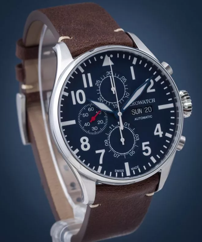 Pánské hodinky Aerowatch Les Grandes Classiques Chronograph Automatic 61989-AA05 61989-AA05