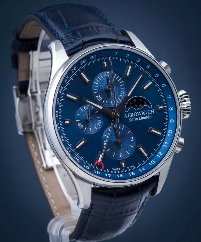 Pánské hodinky Aerowatch Les Grandes Classiques Chronograph Automatic Limited Edition 69989-AA03 69989-AA03