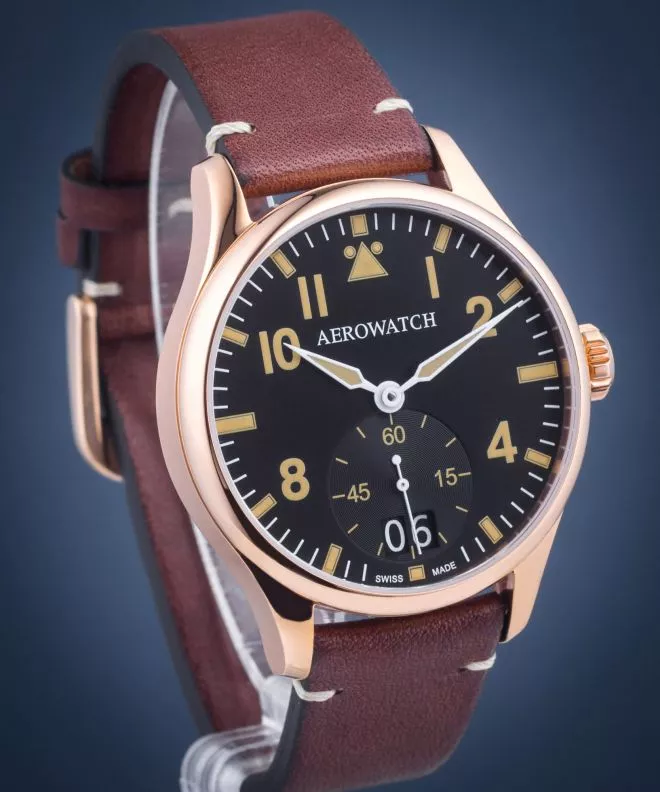 Pánské hodinky Aerowatch Renaissance Aviateur 39982-RO09 39982-RO09