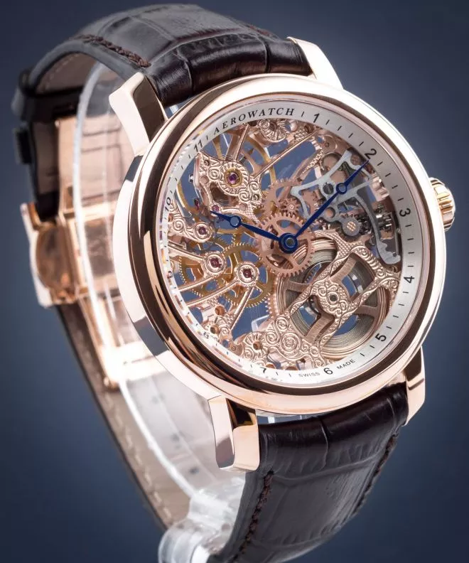 Pánské hodinky Aerowatch Renaissance Big Mechanical Skeleton 50931-RO01 50931-RO01