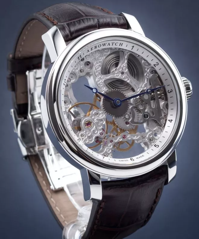 Pánské hodinky Aerowatch Renaissance Big Mechanical Skeleton 57931-AA01 57931-AA01