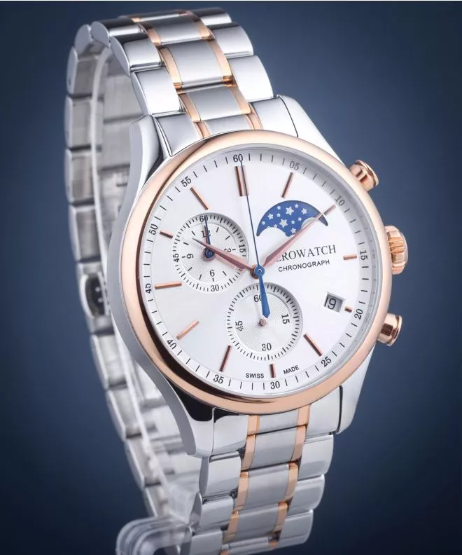 Pánské hodinky Aerowatch Renaissance Chrono Moon Phases 78986-BI03-M 78986-BI03-M