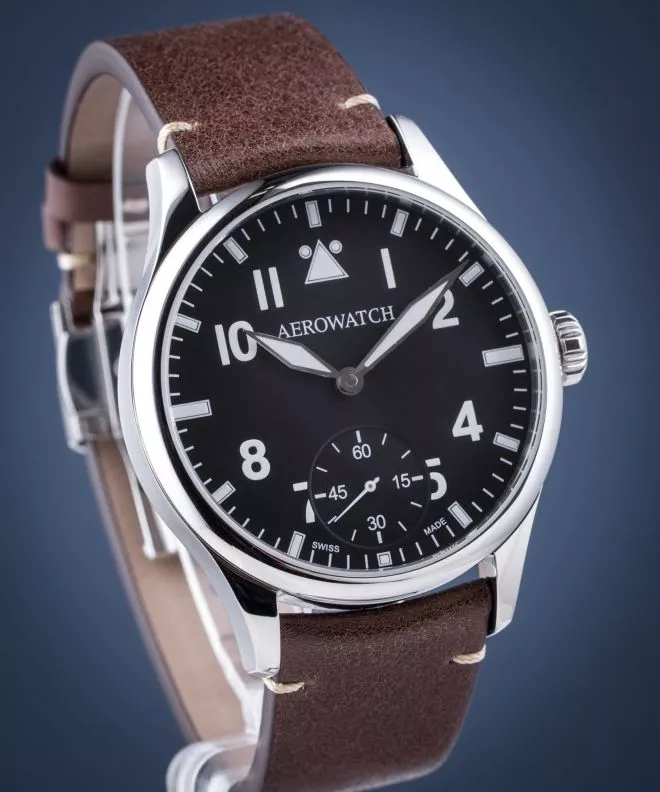 Pánské hodinky Aerowatch Renaissance Grande Mecanique Aviateur 55981-AA01 55981-AA01