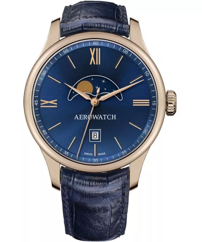 Pánské hodinky Aerowatch Renaissance Moon Phase 08985-RO01 08985-RO01