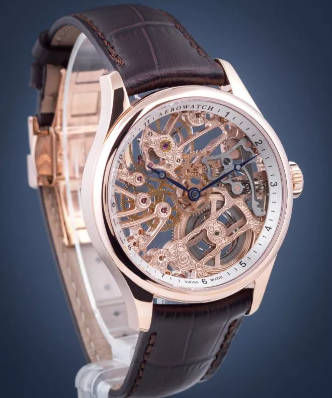 Pánské hodinky Aerowatch Renaissance Skeleton Classic 50981-R101 50981-R101