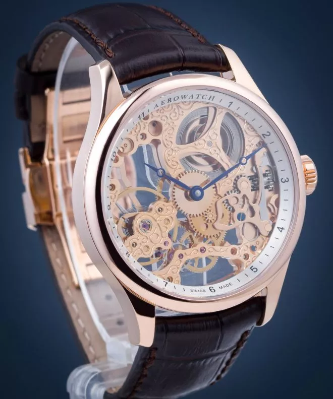 Pánské hodinky Aerowatch Renaissance Skeleton Classic 57981-R101 57981-R101
