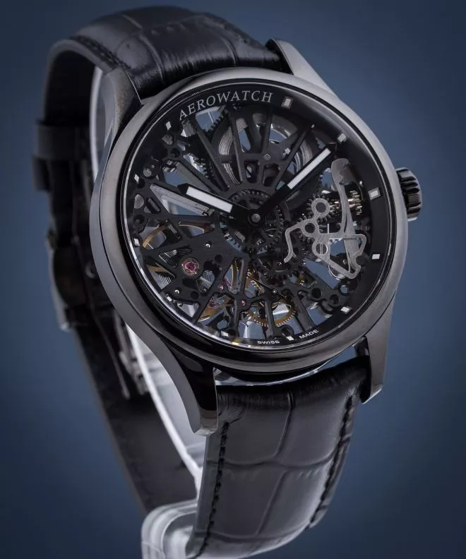 Pánské hodinky Aerowatch Renaissance Skeleton Cobweb 50981-NO17 50981-NO17