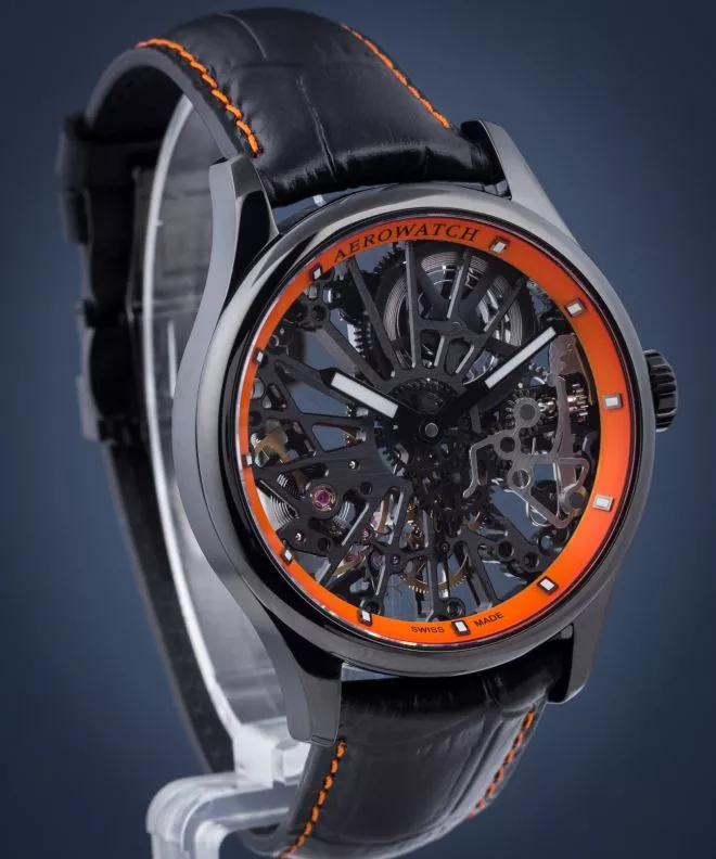 Pánské hodinky Aerowatch Renaissance Skeleton Cobweb 50981-NO18 50981-NO18