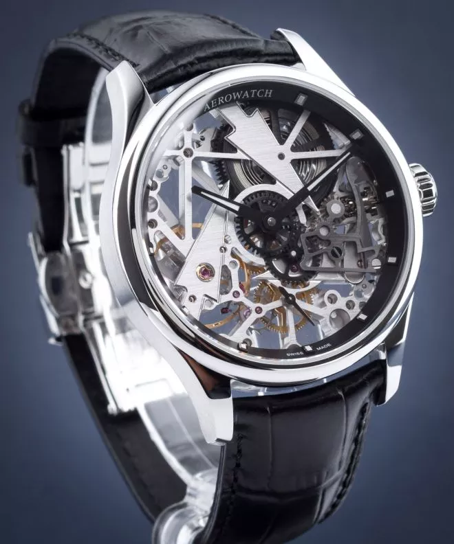 Pánské hodinky Aerowatch Renaissance Skeleton Fir Tree 50981-AA12 50981-AA12