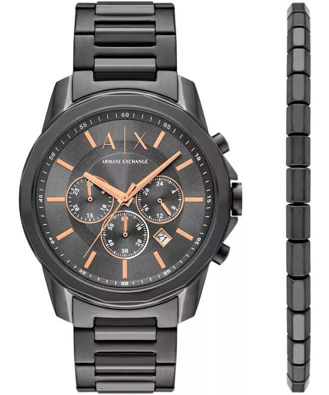 Hodinky Armani Exchange Banks Chronograph SET AX7170SET