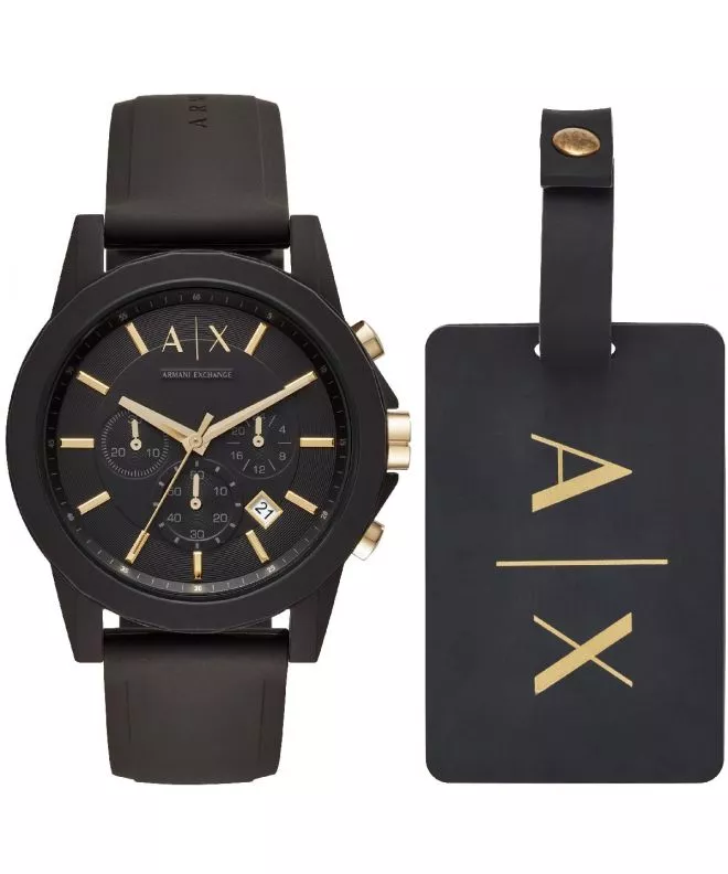 Pánské hodinky Armani Exchange Outerbanks Chronograph Gift Set AX7105 AX7105