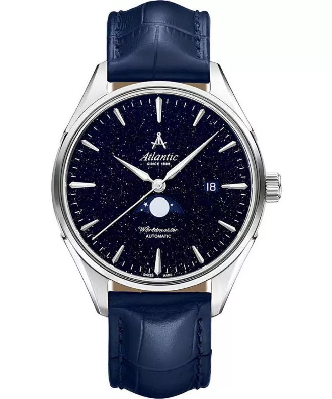 Hodinky Atlantic Worldmaster Automatic Nightsky Moonphase Blue Aventurine 52783.41.51