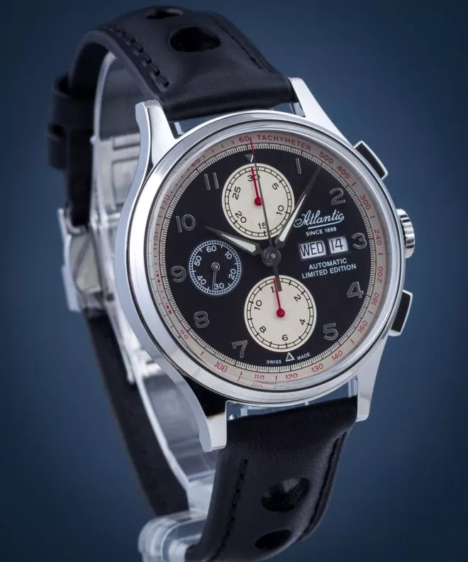 Pánské hodinky Atlantic Worldmaster Chronograph Valjoux Automatic Limited Edition 55852.41.63 55852.41.63
