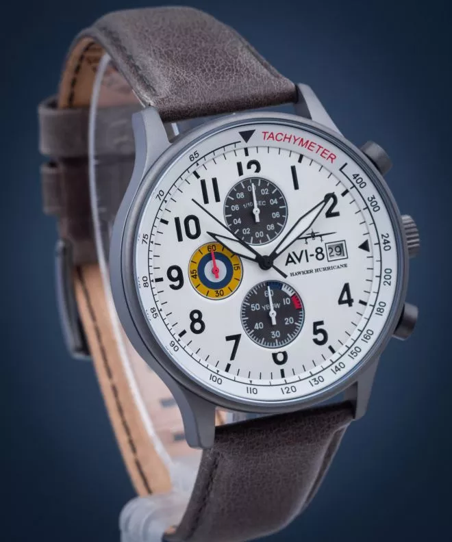 Pánské hodinky AVI-8 Hawker Hurricane Chronograph AV-4011-0B AV-4011-0B