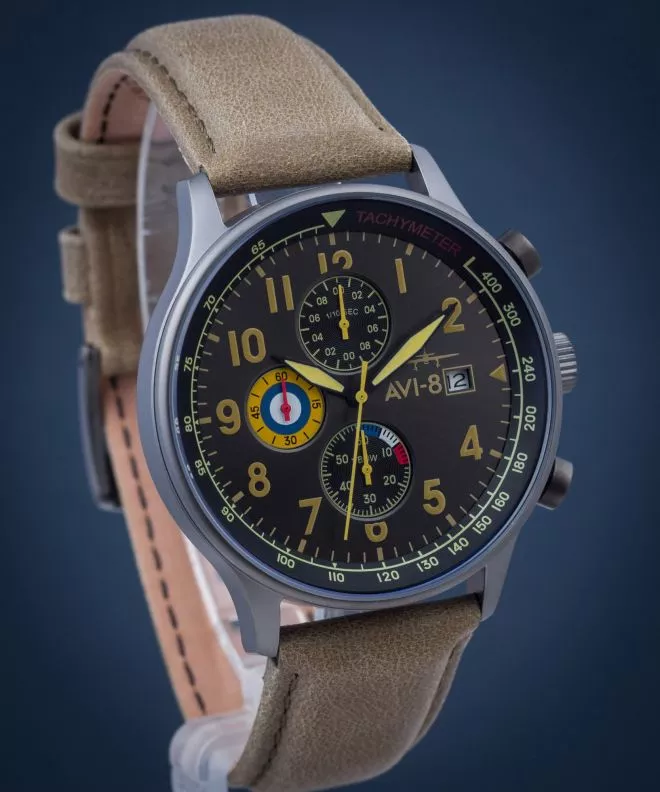Pánské hodinky AVI-8 Hawker Hurricane Chronograph AV-4011-0E AV-4011-0E
