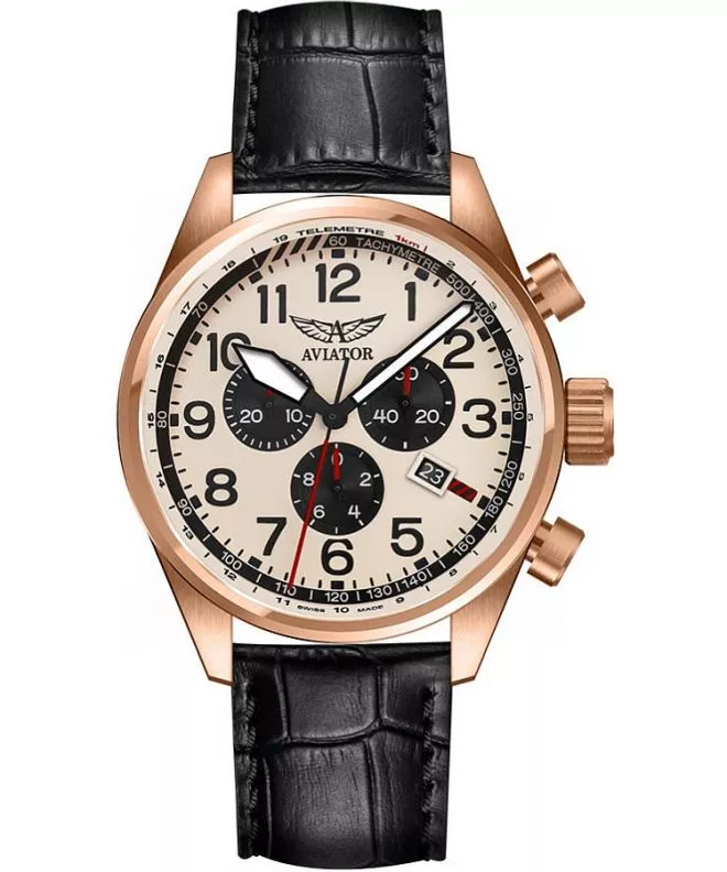 Pánské hodinky Aviator Airacobra Chronograph V.2.25.2.173.4 V.2.25.2.173.4