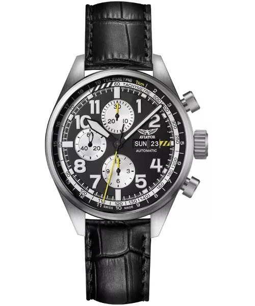 Pánské hodinky Aviator Airacobra Automatic Chrono V.4.26.0.175.4 V.4.26.0.175.4