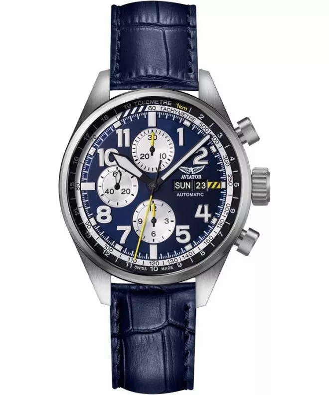 Pánské hodinky Aviator Airacobra Chronograph Automatic V.4.26.0.178.4 V.4.26.0.178.4