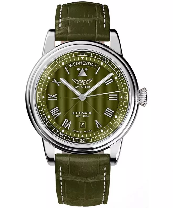 Pánské hodinky Aviator Douglas Day-Date V.3.35.0.278.4 V.3.35.0.278.4