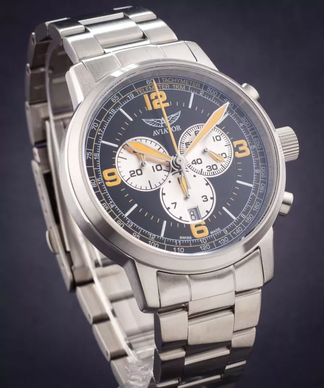 Pánské hodinky Aviator Kingcobra Chrono V.2.16.0.098.5 V.2.16.0.098.5