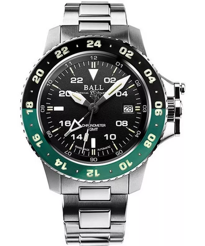 Hodinky pánské Ball AeroGMT II Automatic Chronometer DG2118C-S11C-BK
