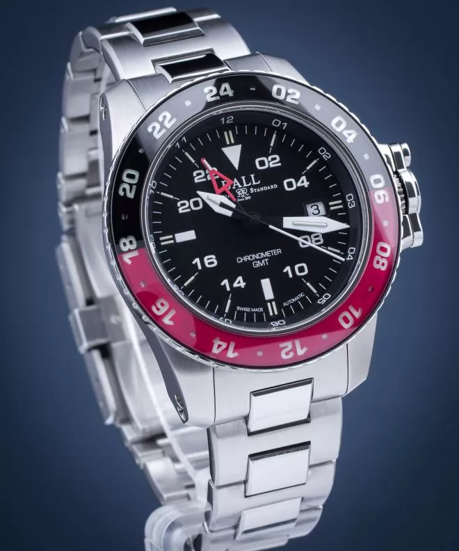 Hodinky pánské Ball Engineer Hydrocarbon AeroGMT II Automatic Chronometer DG2018C-S3C-BK