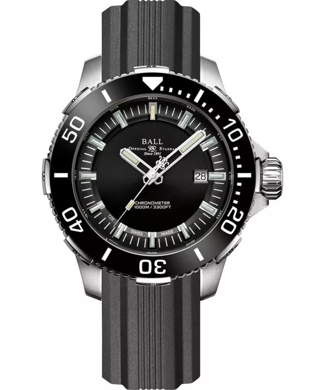 Hodinky pánské Ball Engineer Hydrocarbon DeepQUEST Ceramic DM3002A-P3CJ-BK