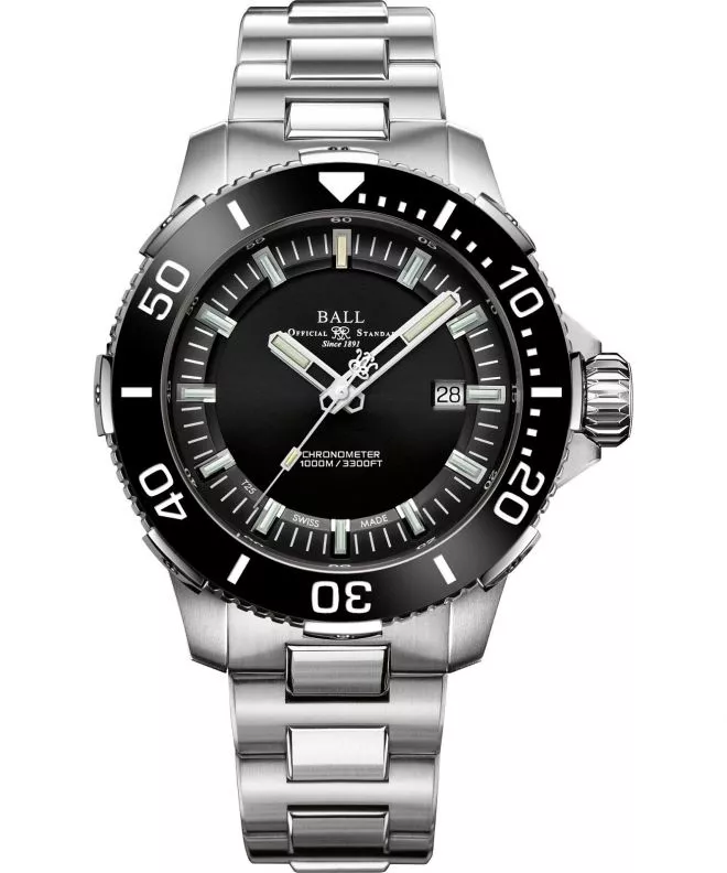 Hodinky pánské Ball Engineer Hydrocarbon DeepQUEST Ceramic DM3002A-S3CJ-BK