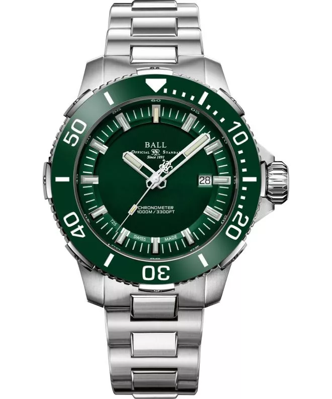Hodinky pánské Ball Engineer Hydrocarbon DeepQUEST Ceramic DM3002A-S4CJ-GR