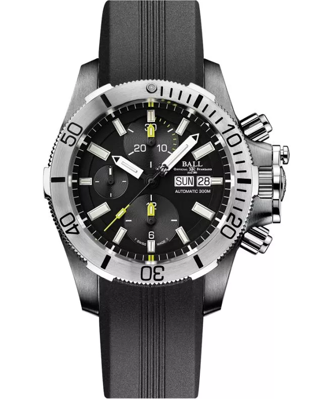 Hodinky pánské Ball Engineer Hydrocarbon Submarine Warfare Titanium Automatic Chronograph DC2276A-PJ-BK