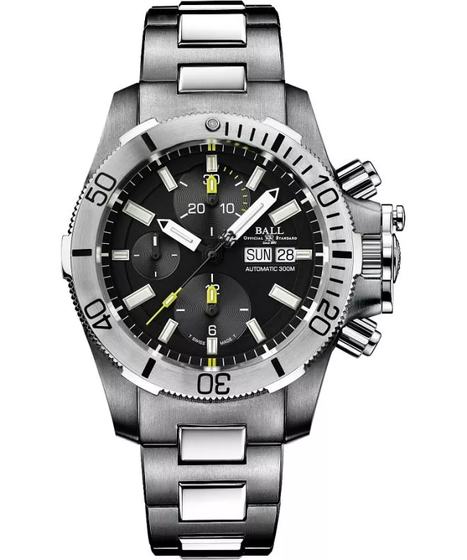 Hodinky pánské Ball Engineer Hydrocarbon Submarine Warfare Titanium Automatic Chronograph DC2276A-SJ-BK
