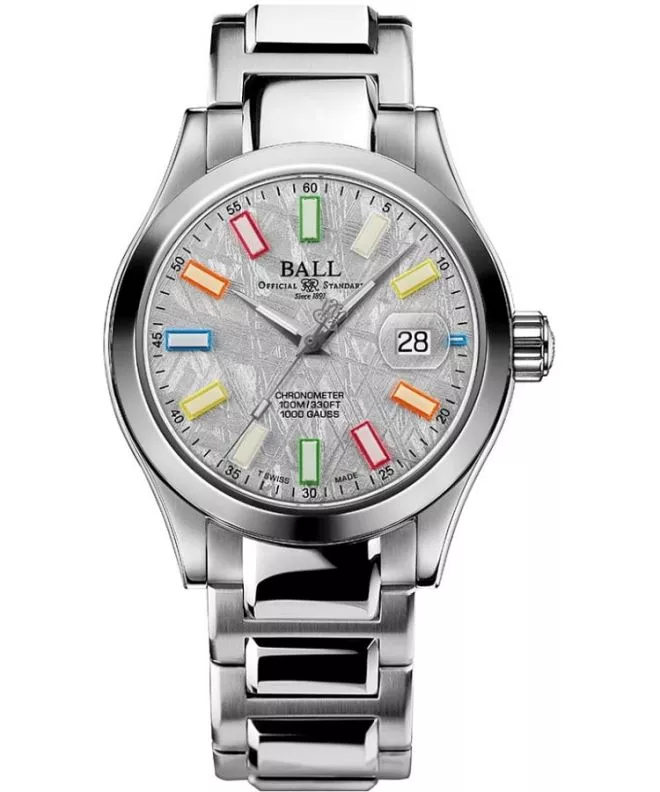 Hodinky pánské Ball Engineer III Marvelight Chronometer Meteorite NM9026C-S46C-MSLR
