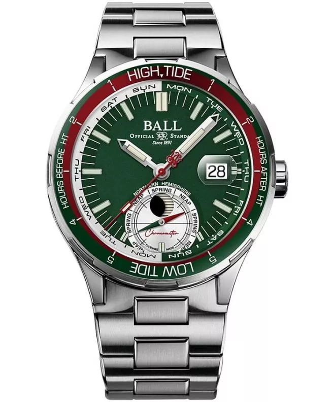 Hodinky pánské Ball Roadmaster Ocean Explorer Chronometer Limited Edition DM3120C-S1CJ-GR