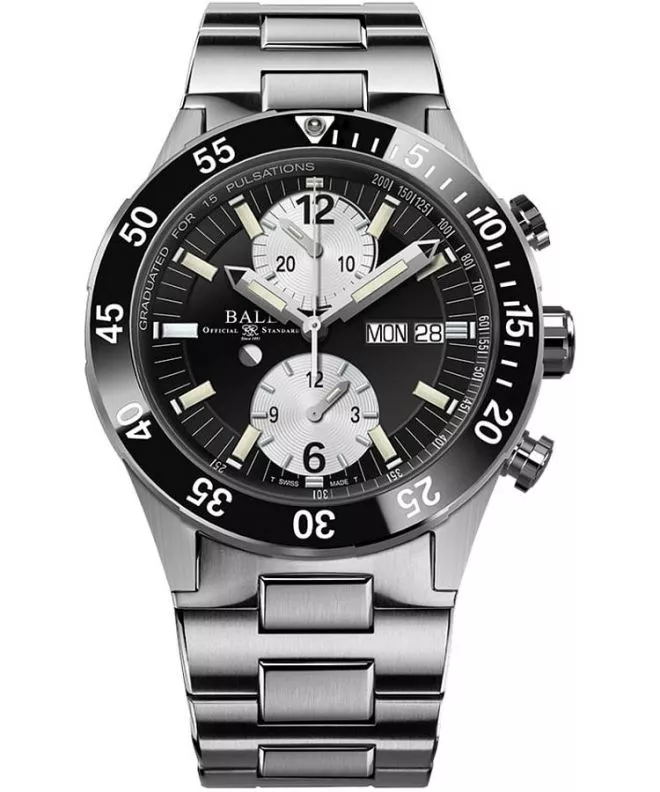 Hodinky pánské Ball Roadmaster Rescue Chronograph Chronograph Limited Edition DC3030C-S-BKWH