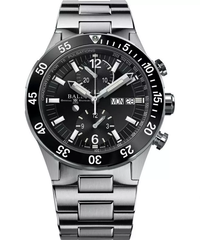 Hodinky pánské Ball Roadmaster Rescue Chronograph Limited Edition DC3030C-S-BK