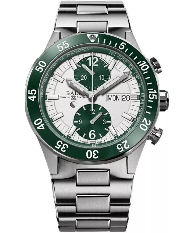 Hodinky pánské Ball Roadmaster Rescue Chronograph Limited Edition DC3030C-S2-WH