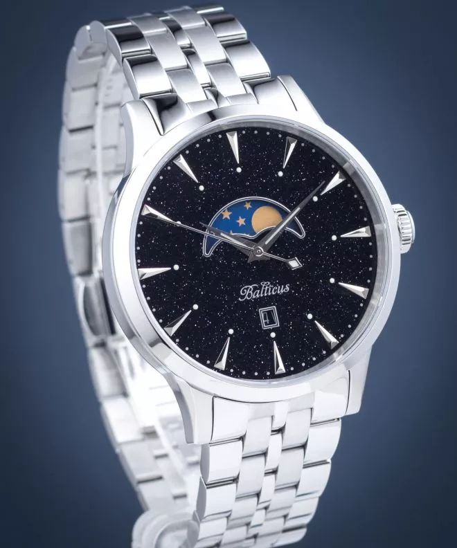 Pánské hodinky Balticus Fazy Księżyca Awenturyn Limited Edition FZ-A FZ-A